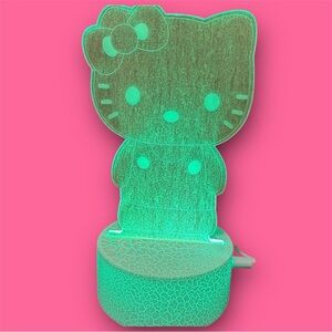 New in Box 3-D Colorful Multicolored Hello Kitty USB Light Decor